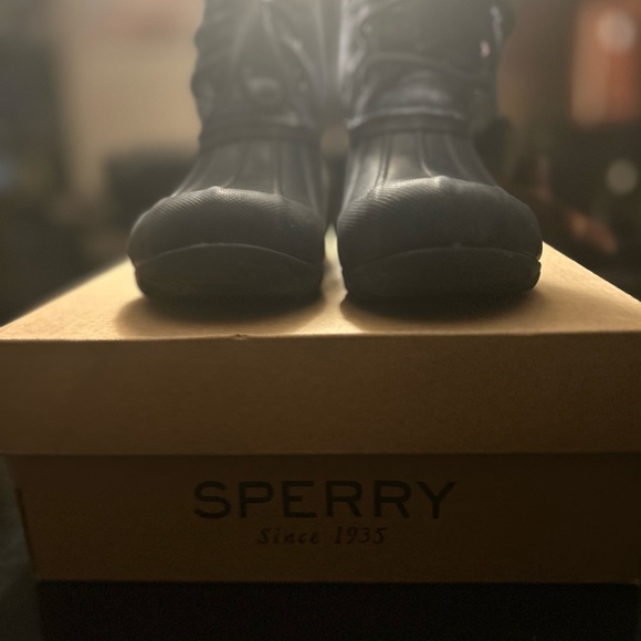 Sperry Port Navy Rainboot duck boot - Picture 2 of 10